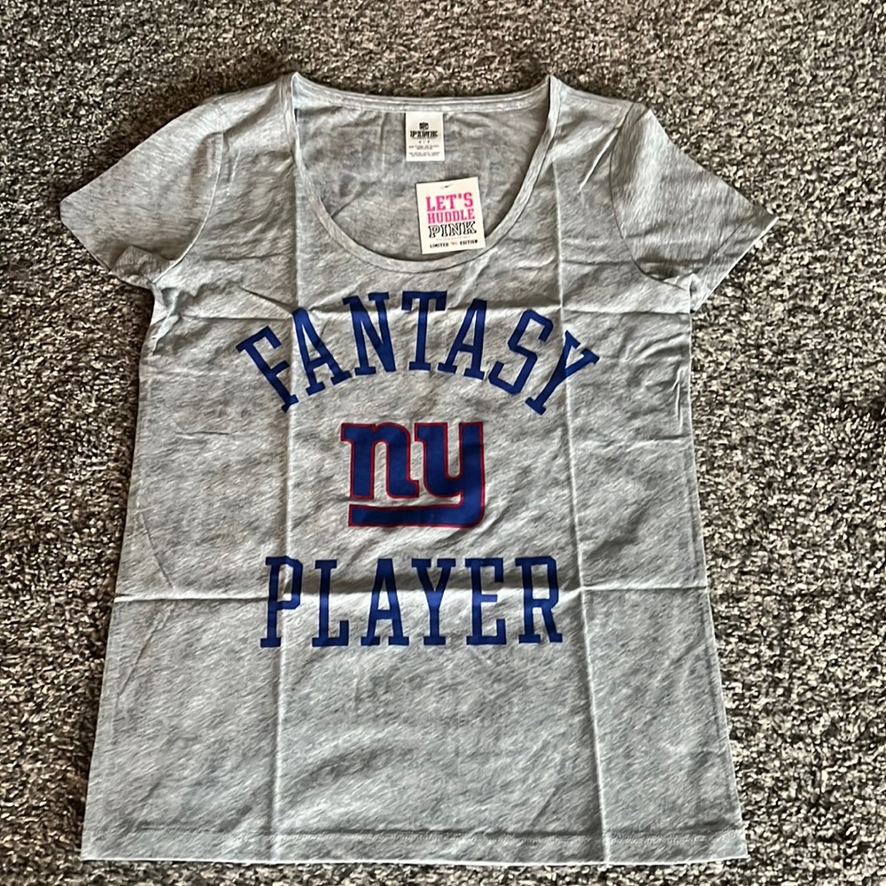 Victoria Secret NFL NY Giants Fantasy Player T Shirt size S
